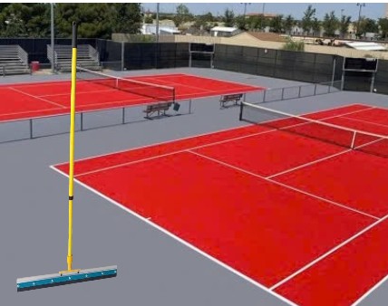 Bàn cào cao su trải sơn sân thể thao sân Pickleball