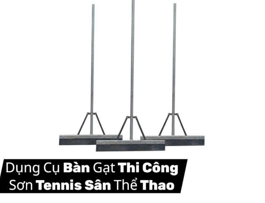 Dụng Cụ Bàn Gạt Thi Công Sơn Tennis Sân Thể Thao